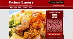 Desktop Screenshot of fortuneexpressdc.com